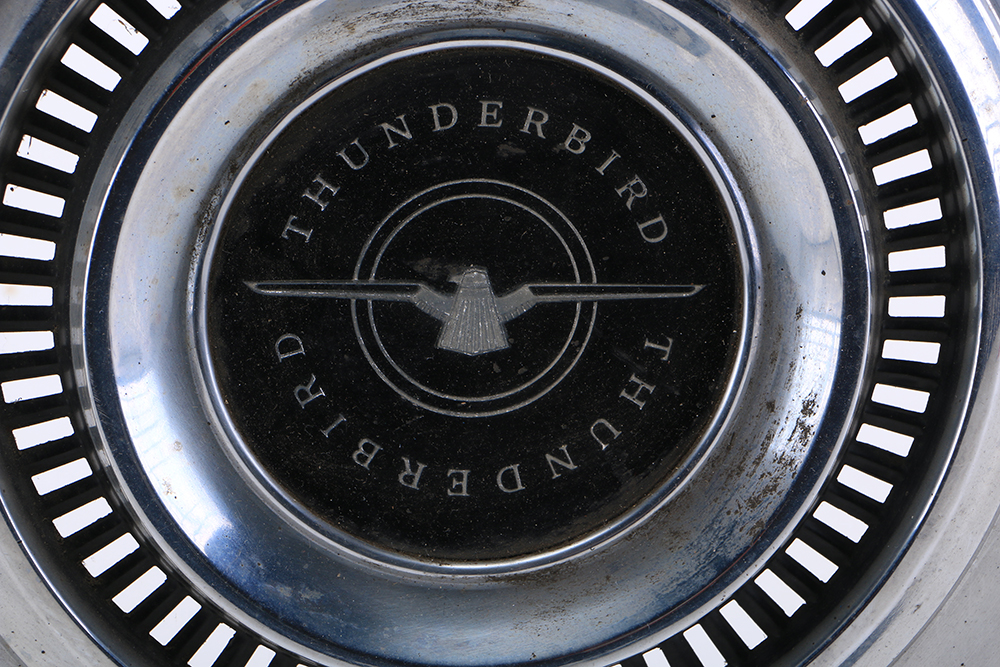 Ford Thunderbird Hubcap and Mercury Cougar Hood Ornament