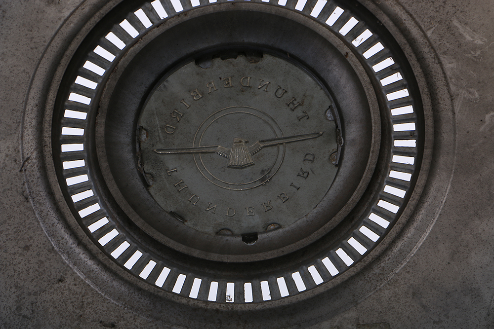 Ford Thunderbird Hubcap and Mercury Cougar Hood Ornament