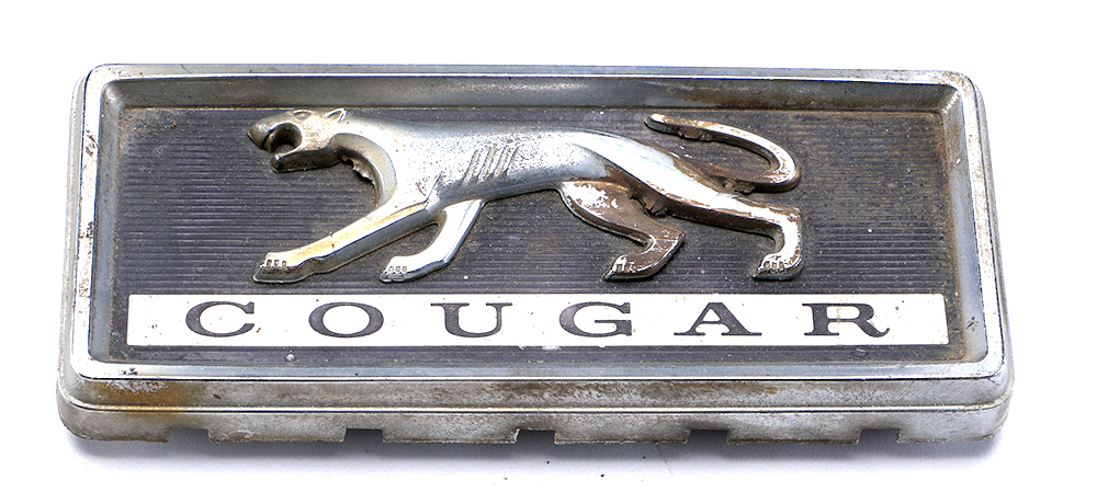 Ford Thunderbird Hubcap and Mercury Cougar Hood Ornament