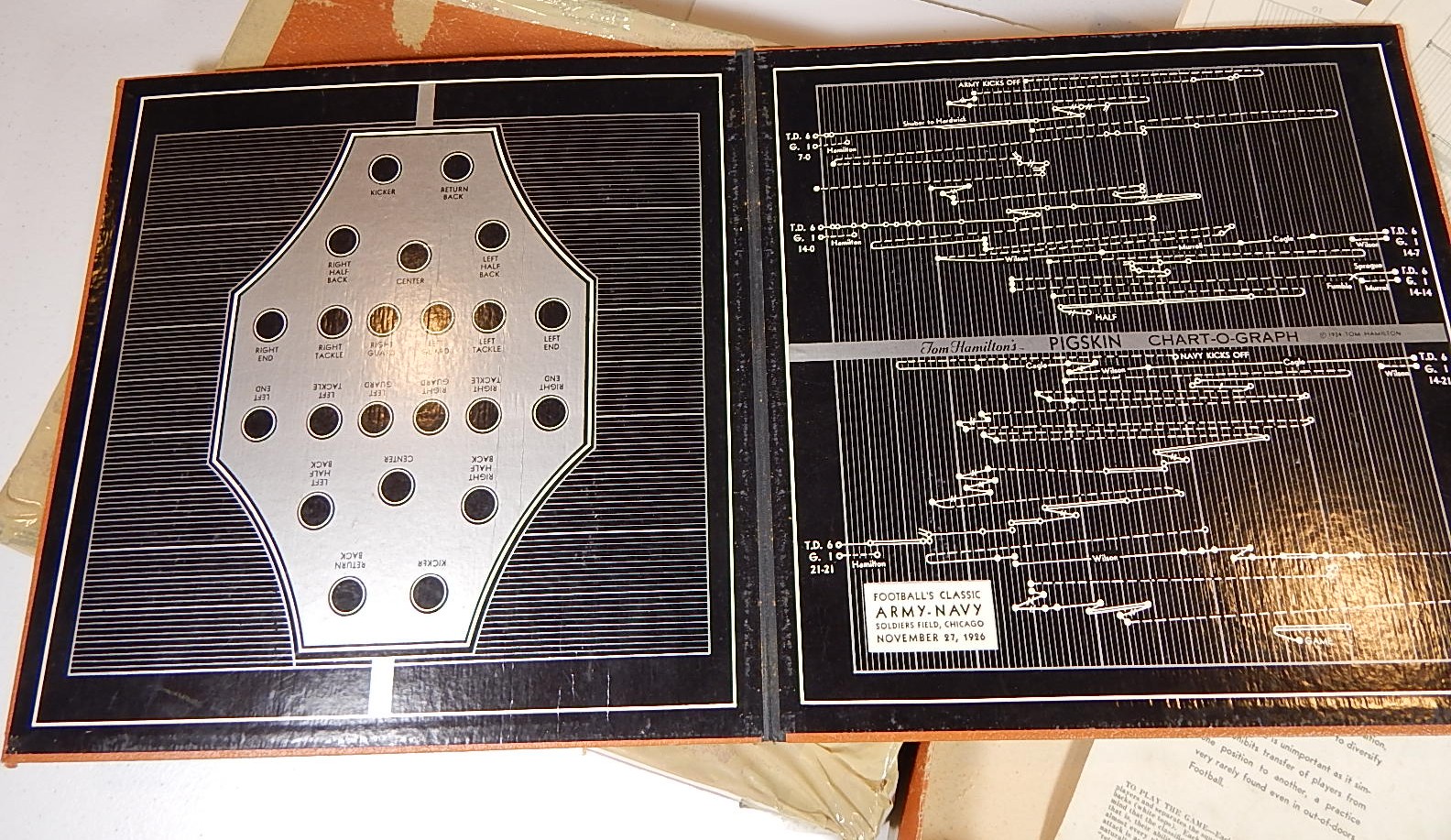 1930s Tom Hamilton's "Pigskin" Football Game