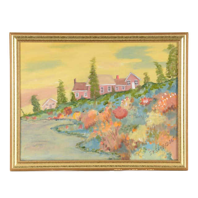 Dr. Sophocles Karl Spyridon Original Oil Painting on Canvas