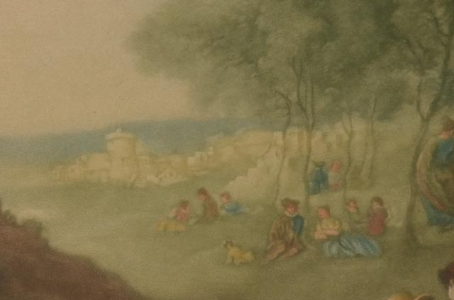 Arthur L. Cox Original Signed Color Mezzotint