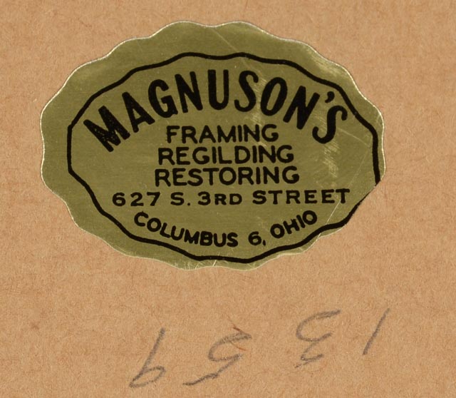 Arthur L. Cox Original Signed Color Mezzotint