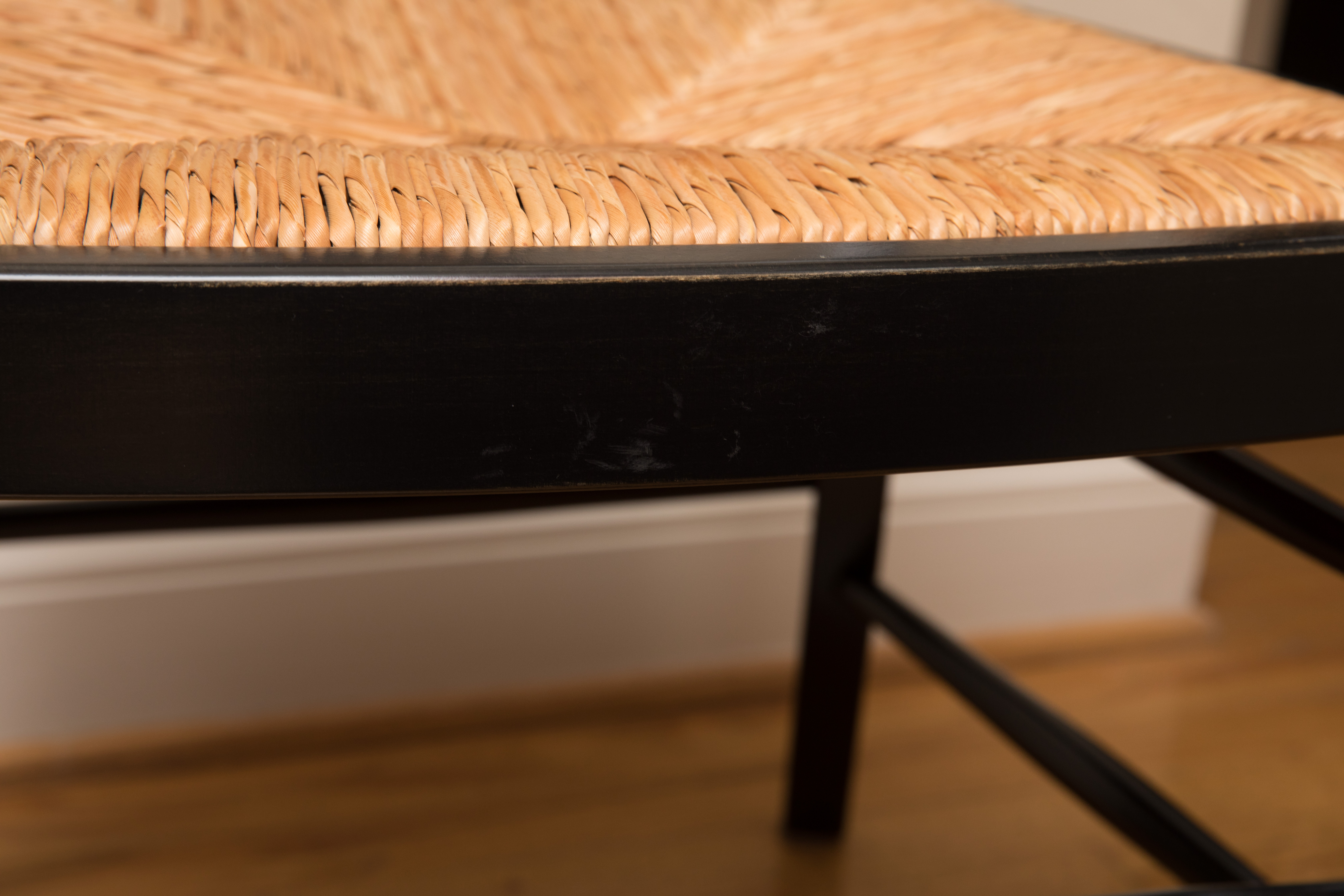 Pottery Barn "Napoleon®" Rush Seat Dining Chair Set of Nine