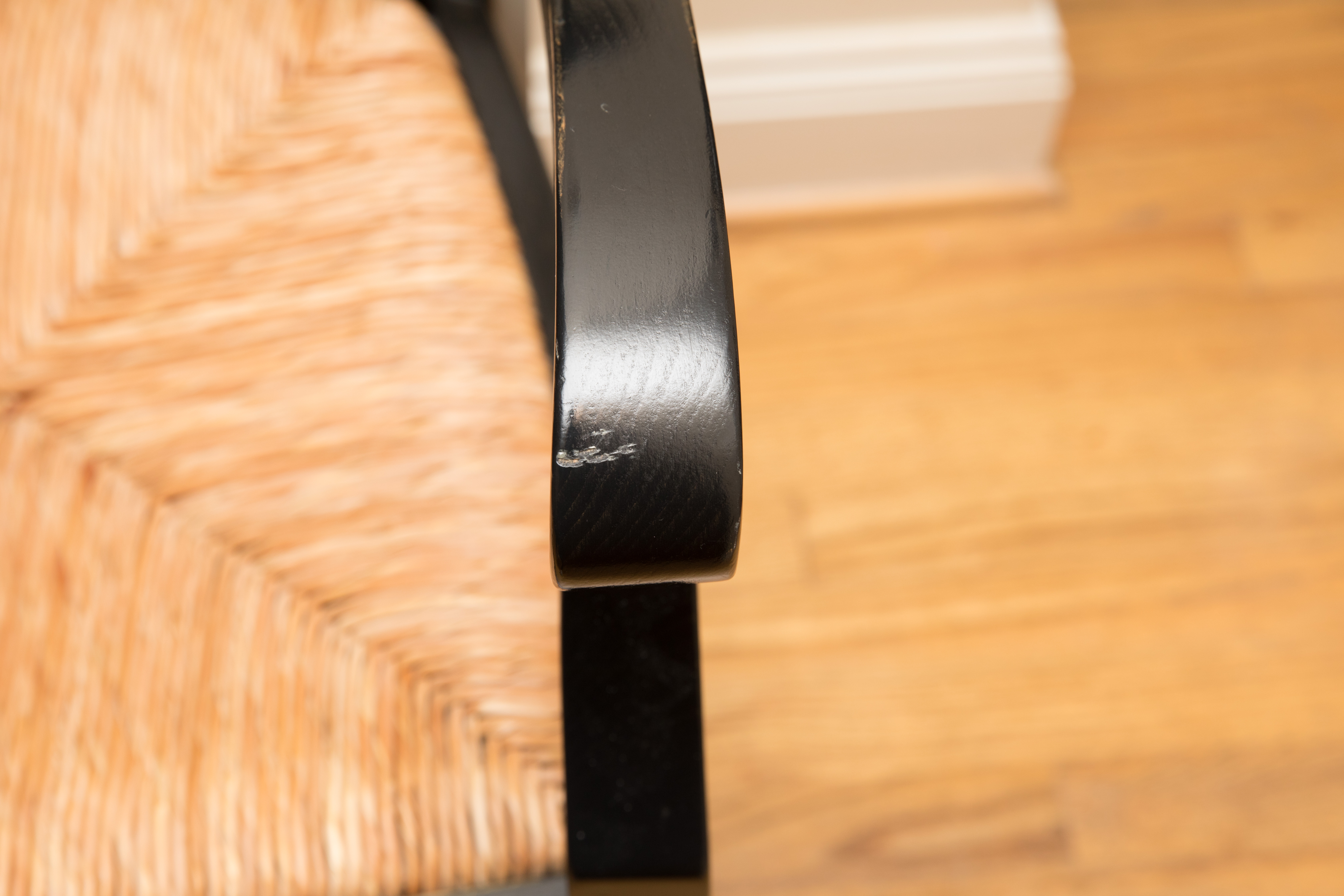 Pottery Barn "Napoleon®" Rush Seat Dining Chair Set of Nine