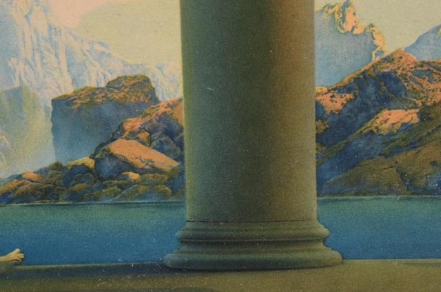 Early 20th-Century Chromolithograph after Maxfield Parrish "Daybreak"