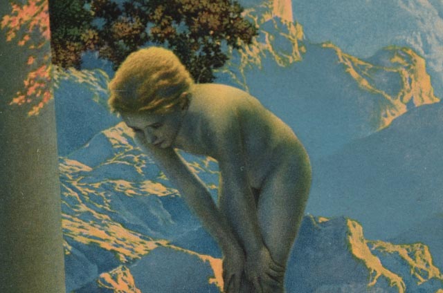 Early 20th-Century Chromolithograph after Maxfield Parrish "Daybreak"