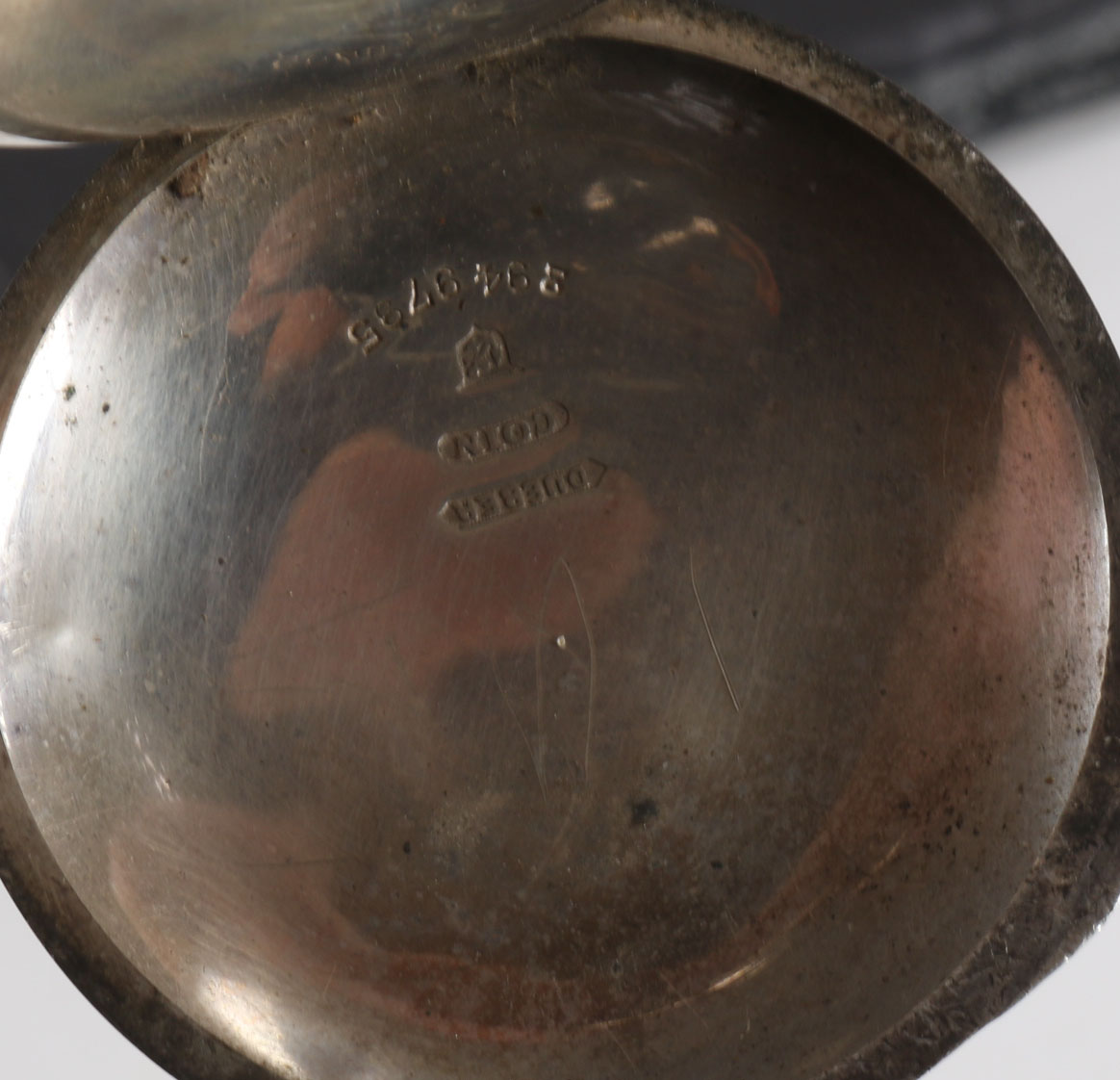 Vintage Waltham Pocket Watch In Coin Silver Case