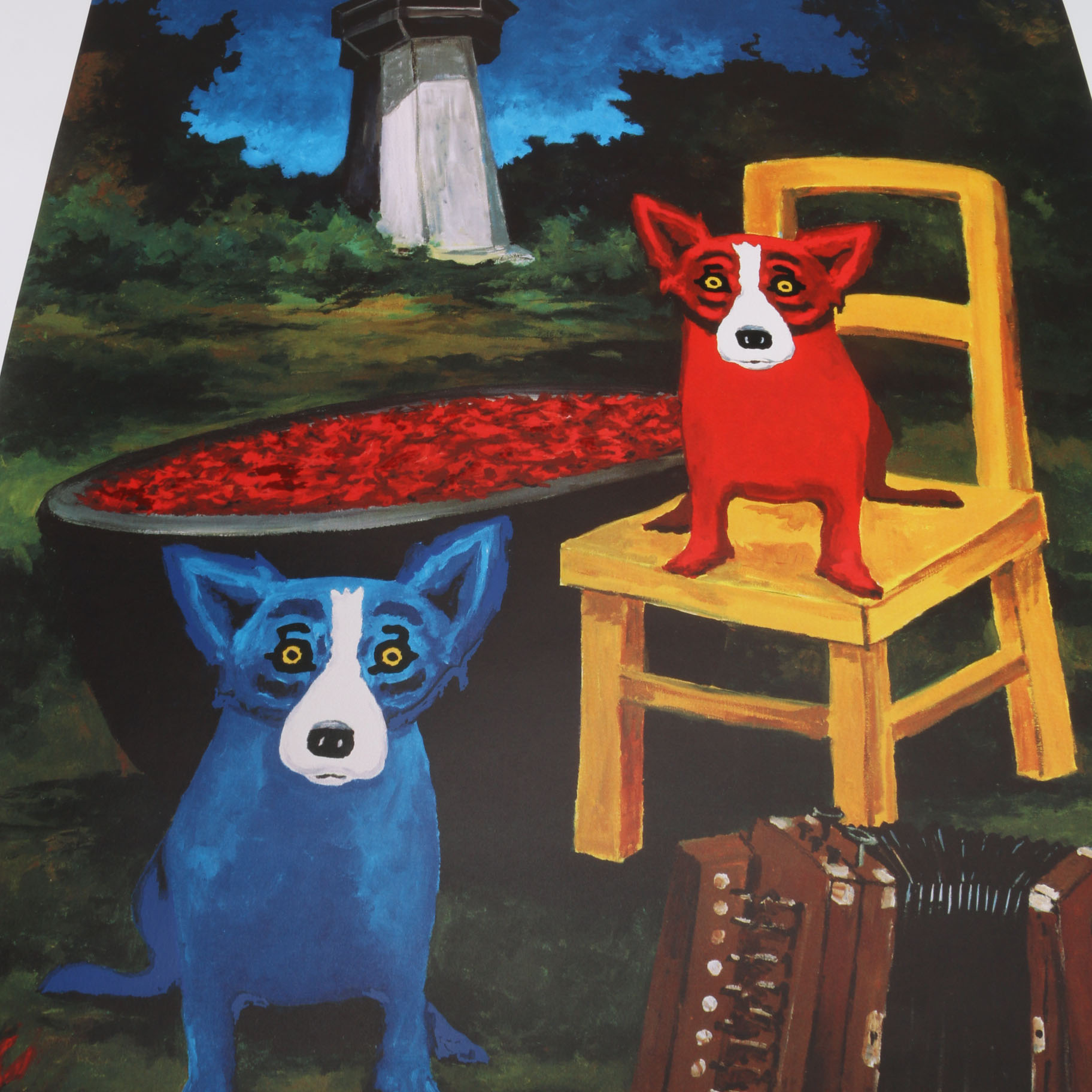 George Rodrigue Signed Event Poster