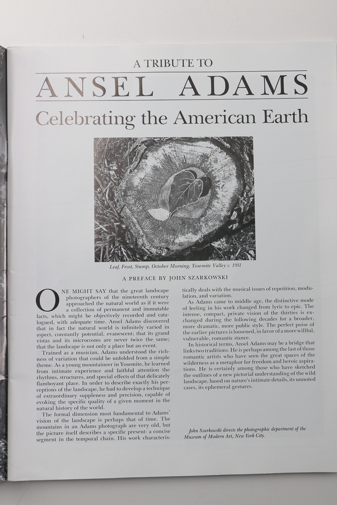 Ansel Adams Books