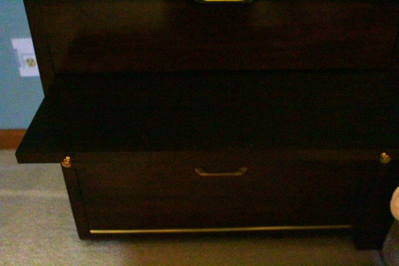 Thomasville Queen-Size Bed Frame with Cabinets and Drawers