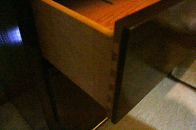 Thomasville Queen-Size Bed Frame with Cabinets and Drawers