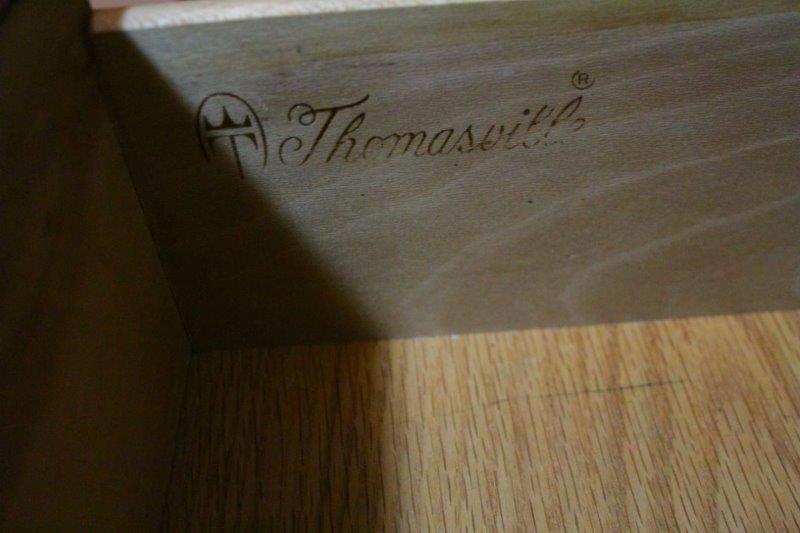 Thomasville Queen-Size Bed Frame with Cabinets and Drawers