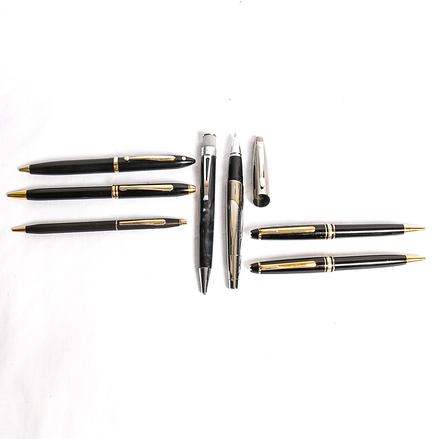 Pens by Mont Blanc, Cross, Sheaffer's and Tornado