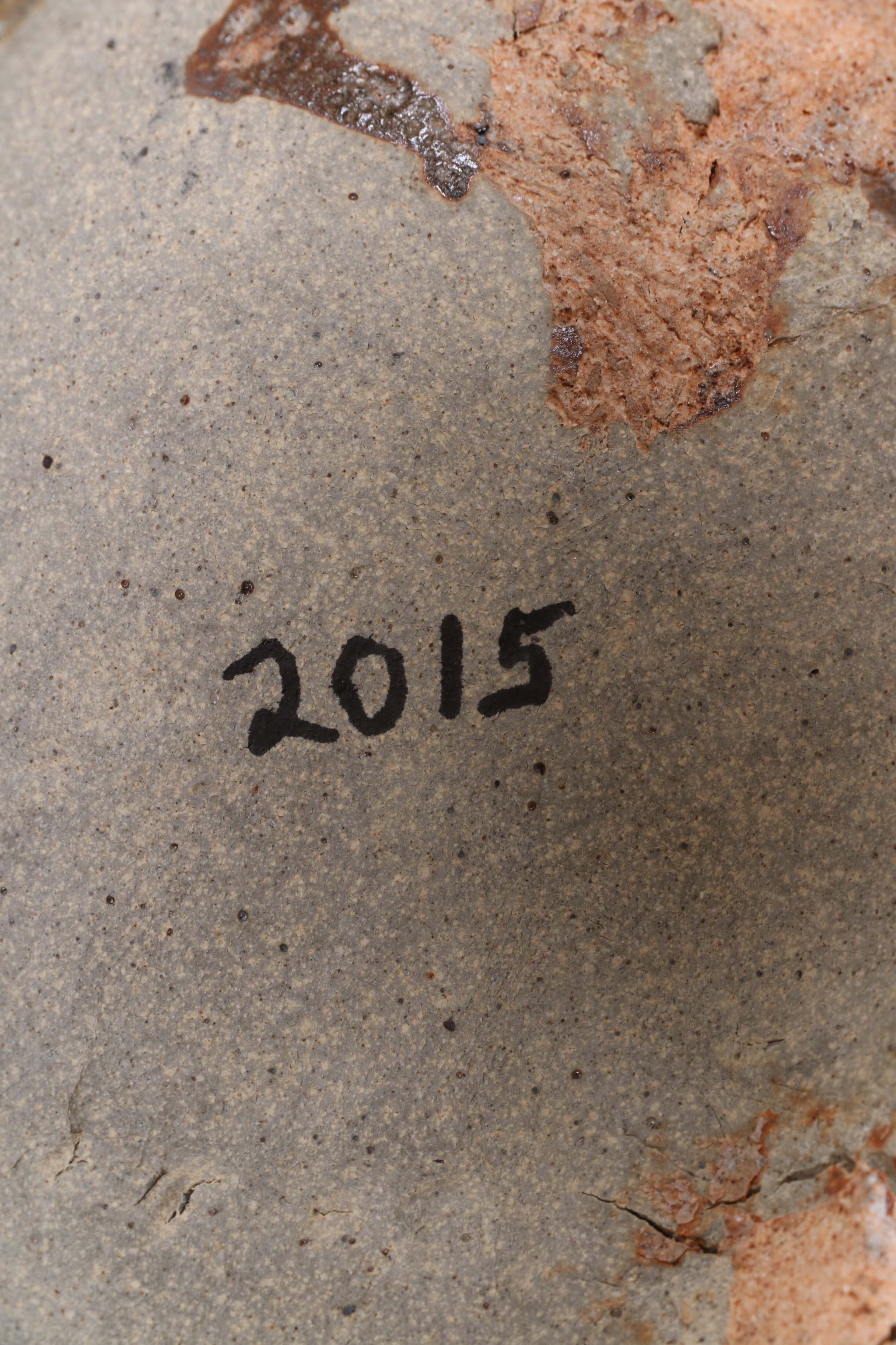 Concrete and Metal Face Sculptures by Donald S. Wilson