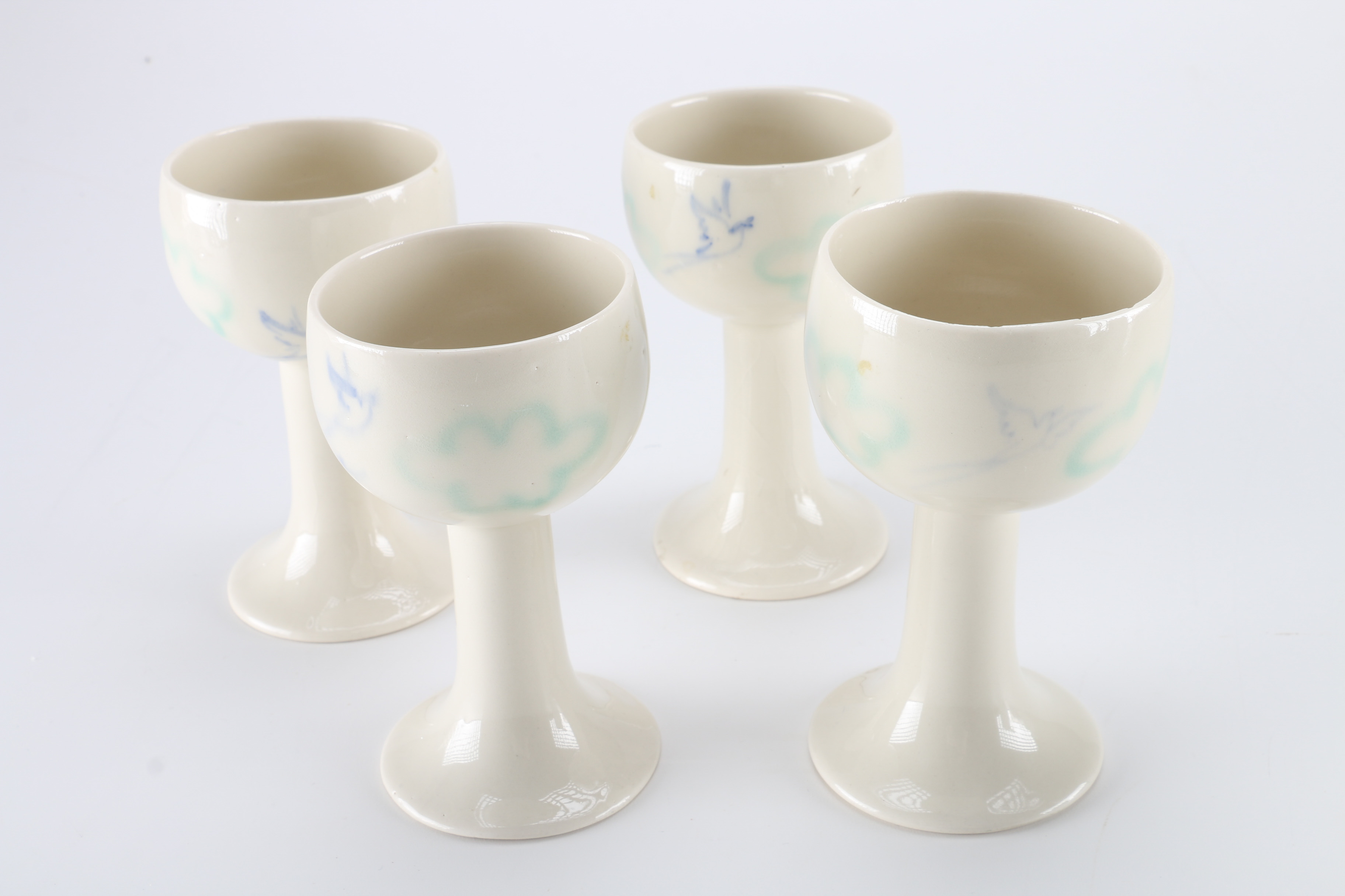Set of Hill Design Wine Goblets