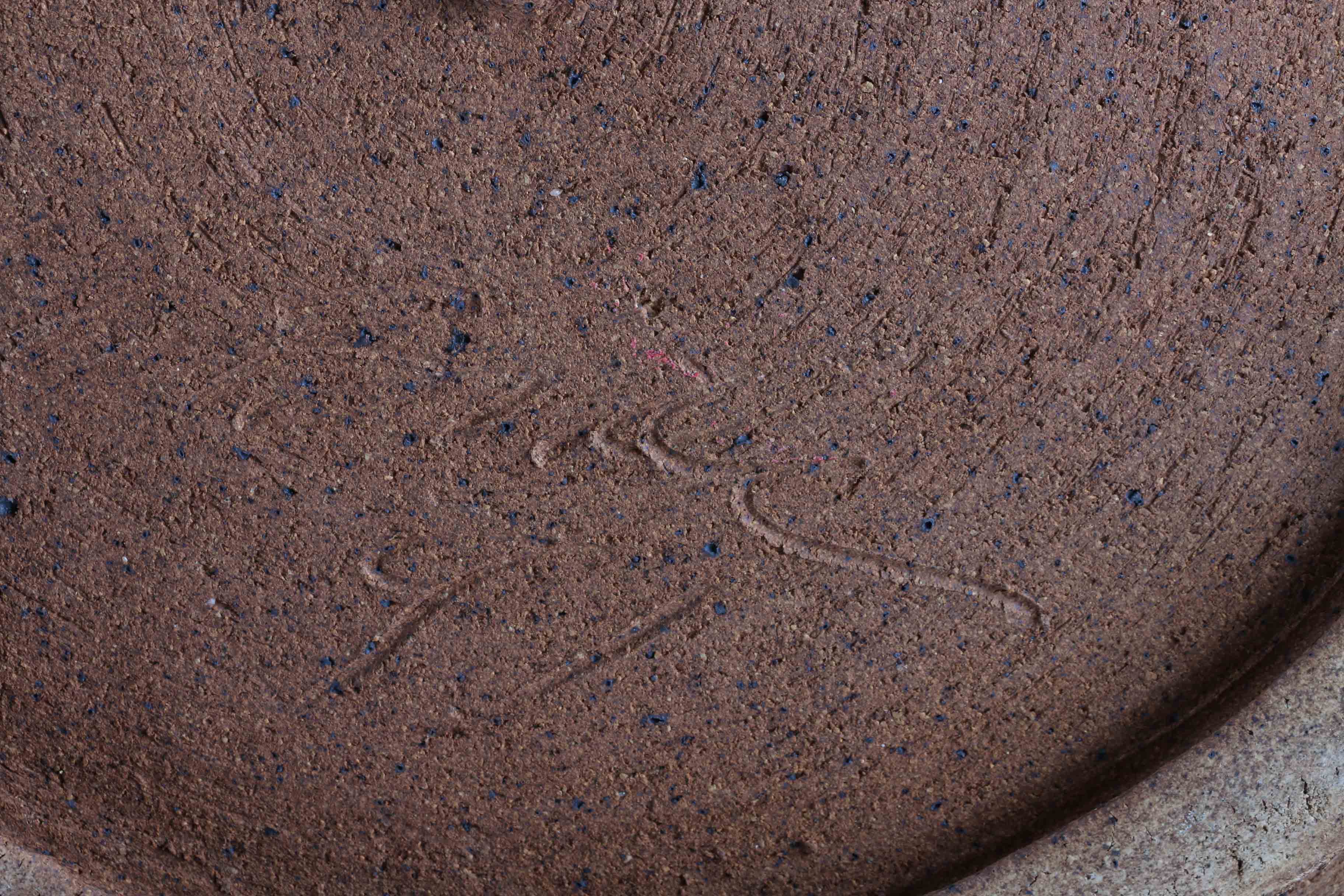 Heavy Painted Art Platter