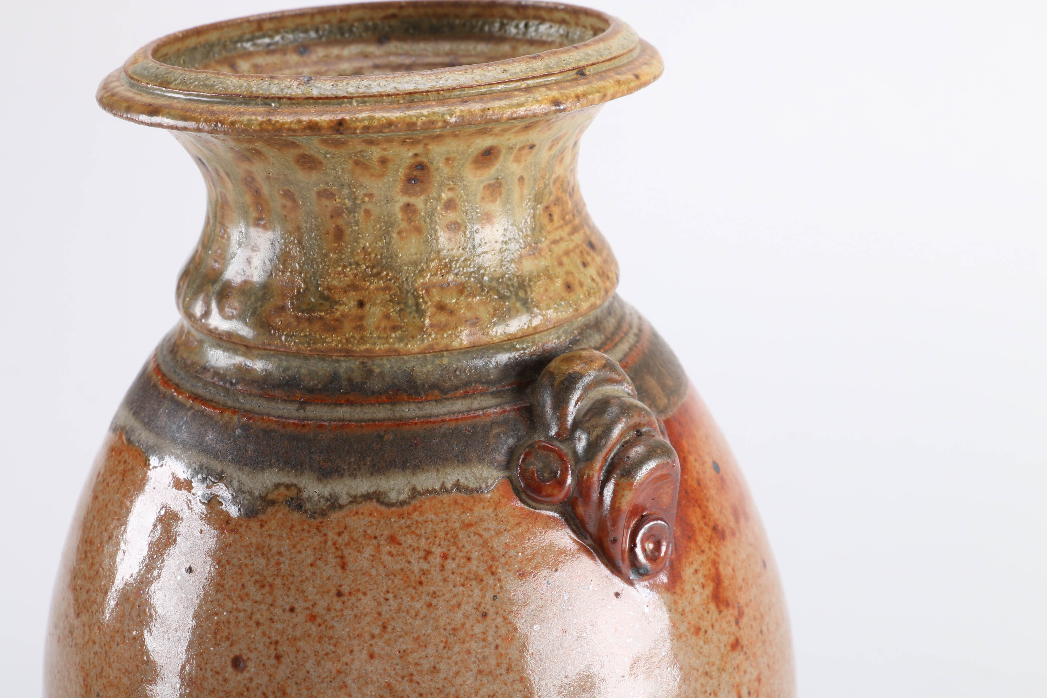 Handmade and Signed Clay Vases