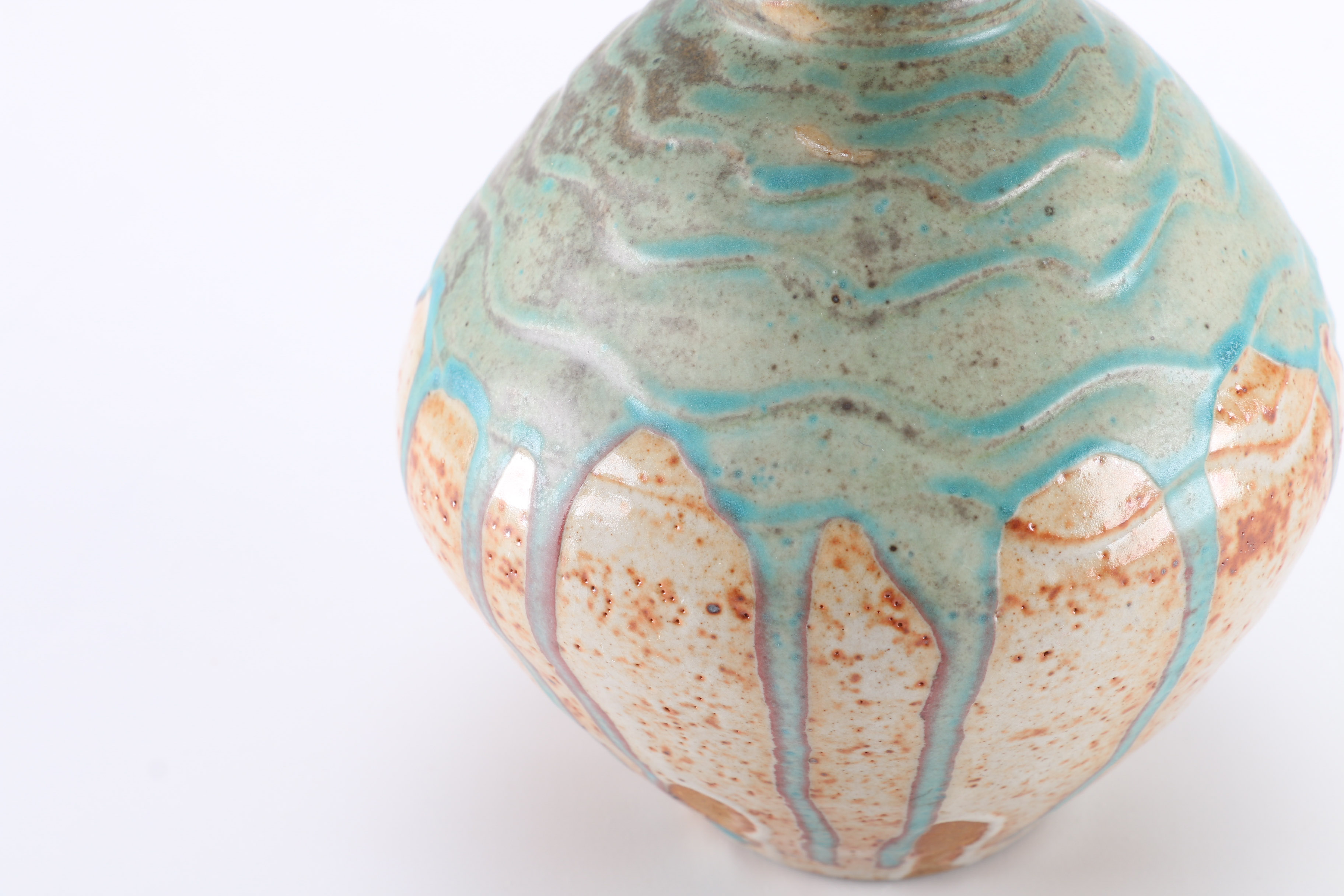 Handmade and Signed Clay Vases