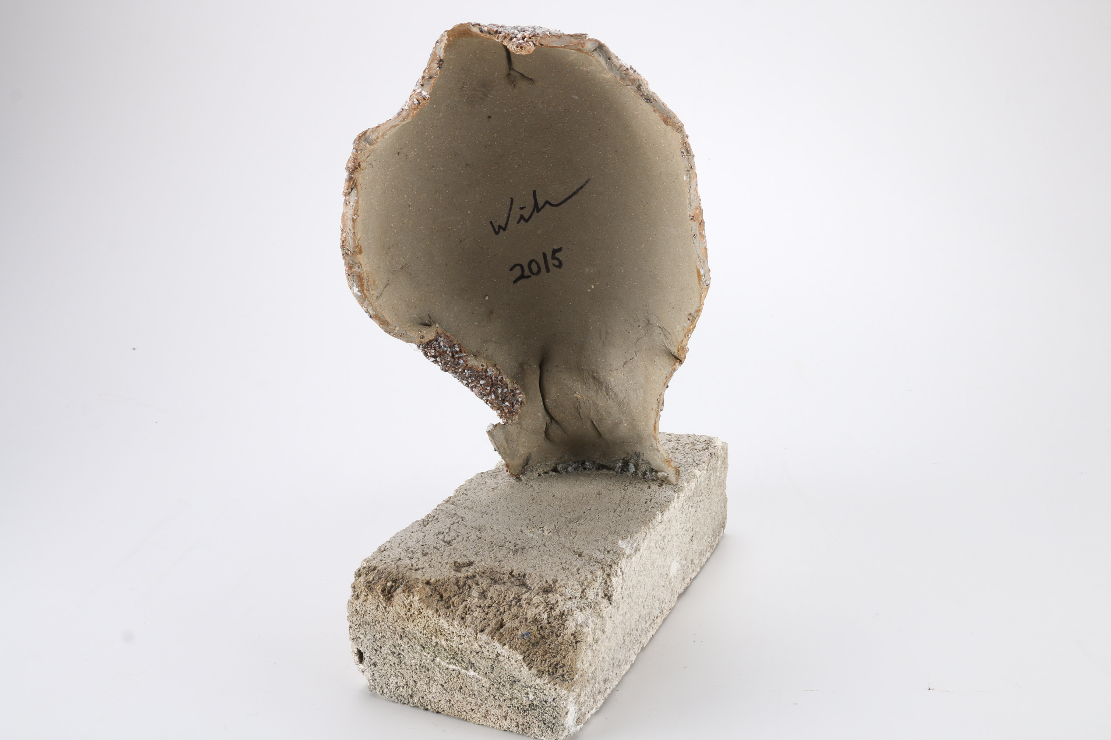 Unique and Signed Concrete Artwork by Donald S. Wilson