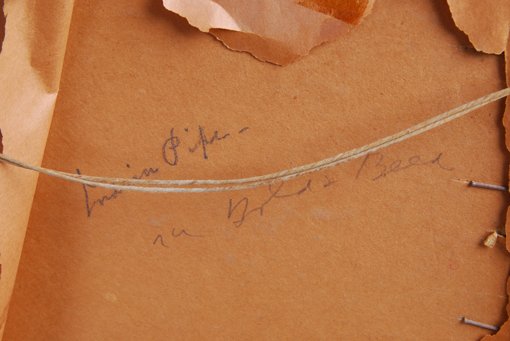 Charles E. Heil Oil on Board Titled "Indian Pipe"