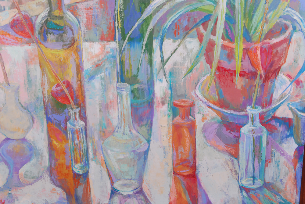 Barbara Swan Signed Oil on Canvas Painting