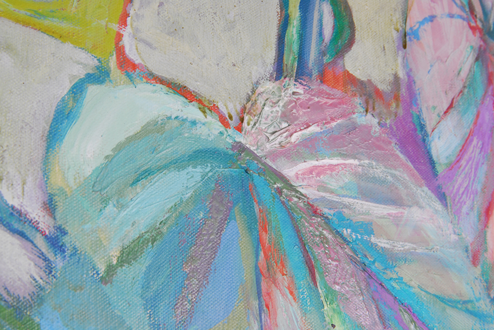 Barbara Swan Signed Oil on Canvas Painting