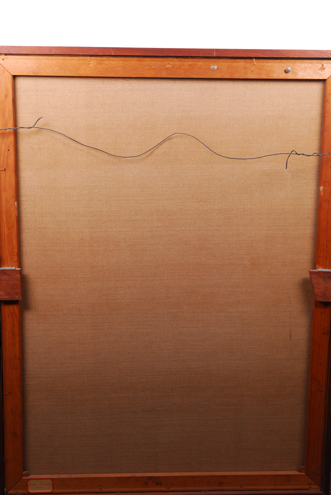 Barbara Swan Signed Oil on Canvas Painting