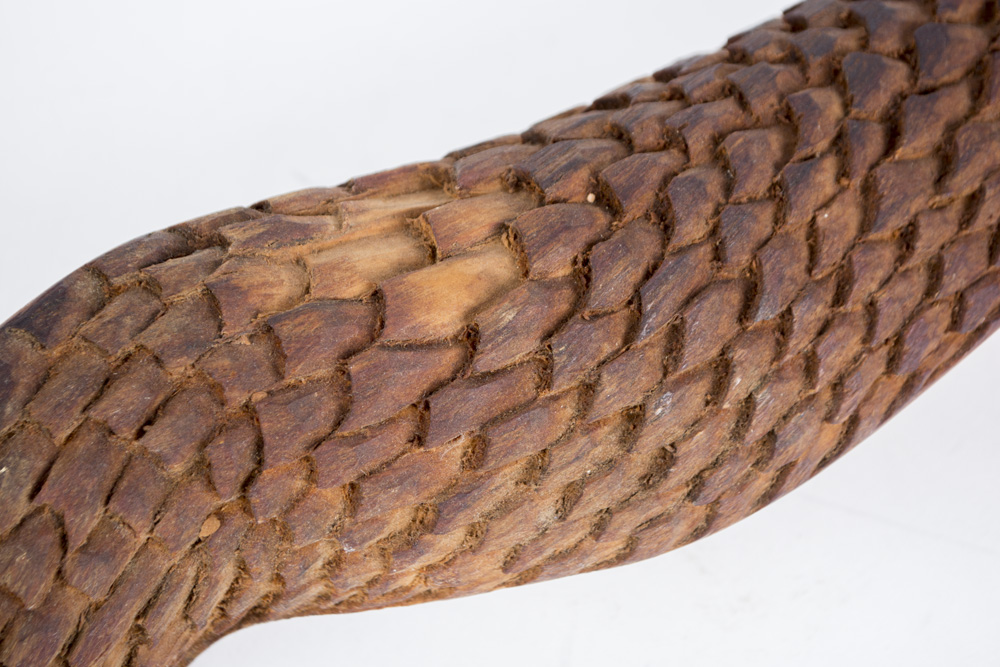 Wooden Eel Sculpture