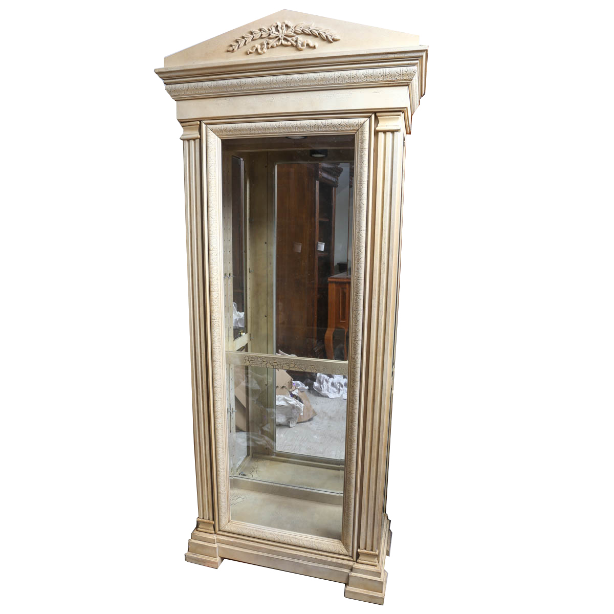 Grecian Style Curio Cabinet