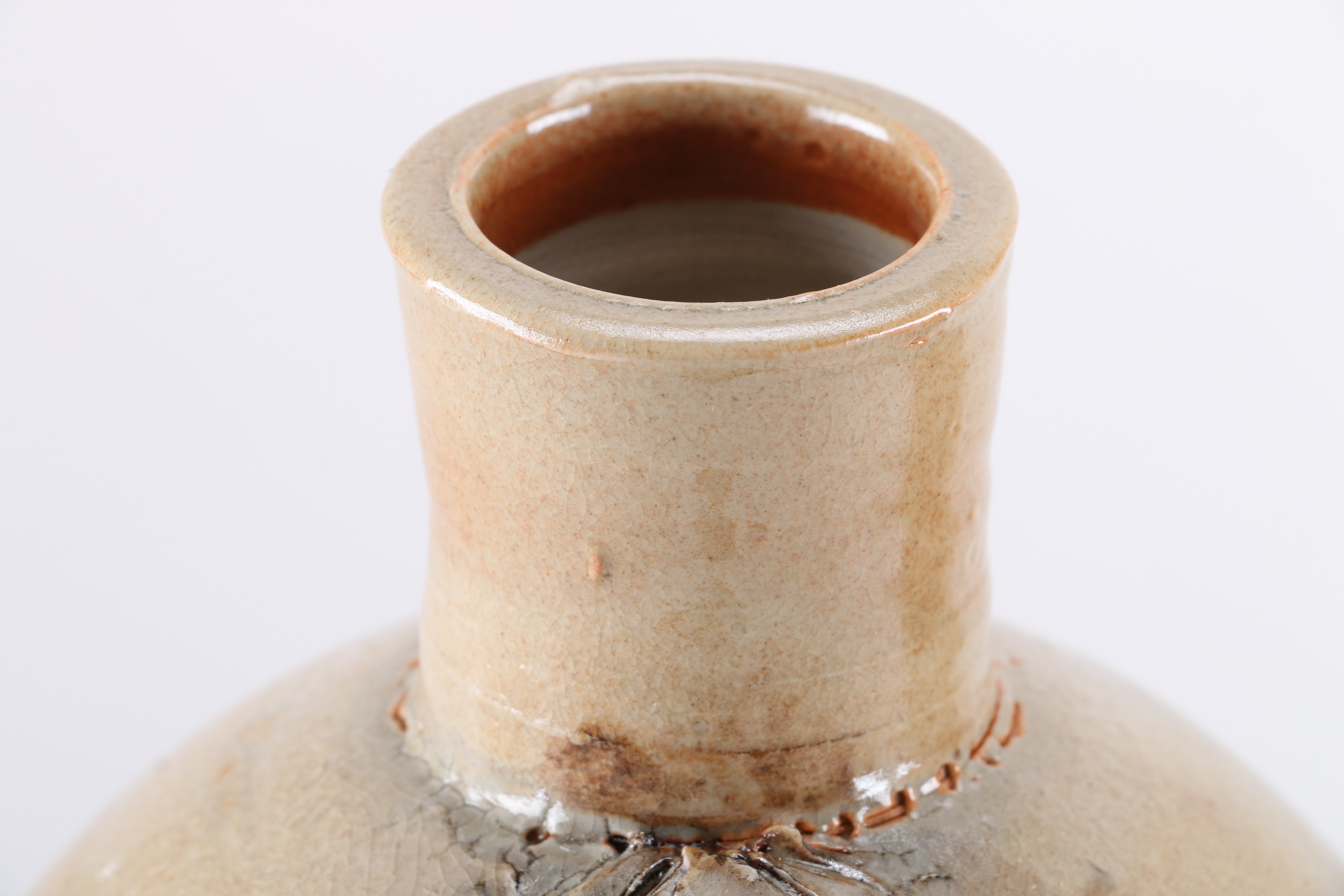 Clay Face Pottery Containers by Bob Allen