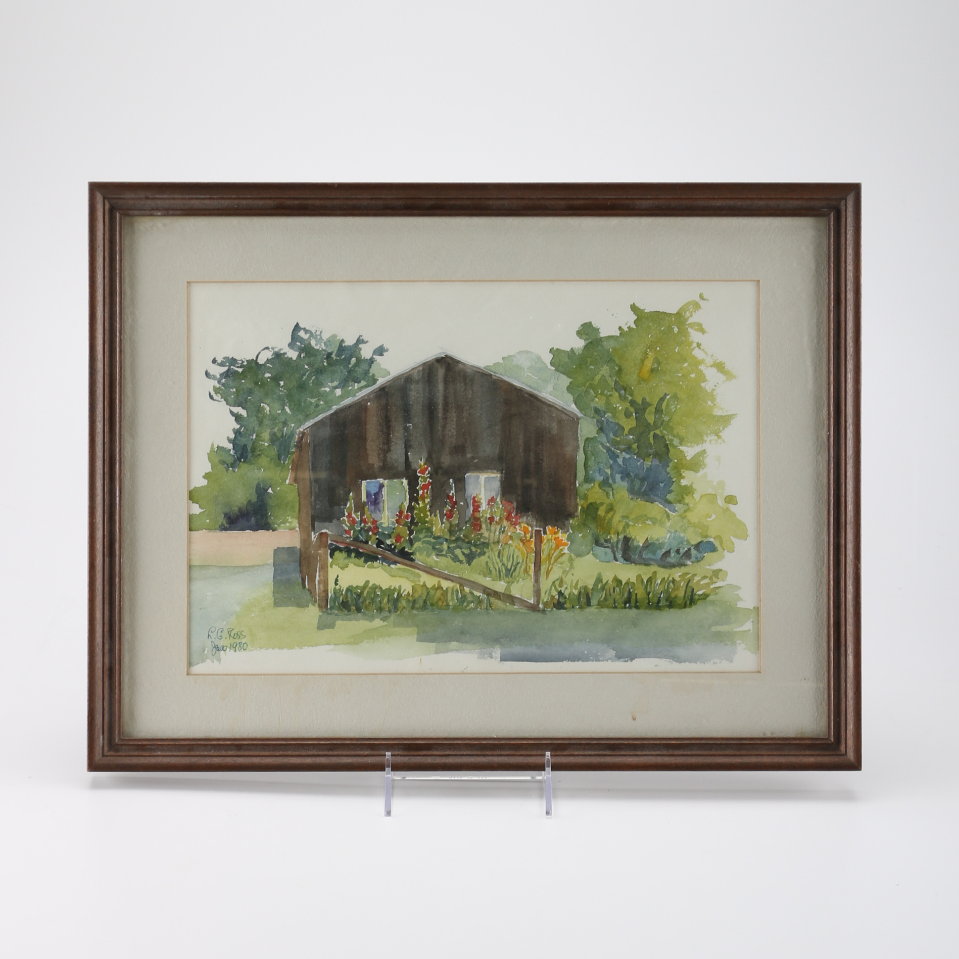 L.G. Ross Original Signed Watercolor