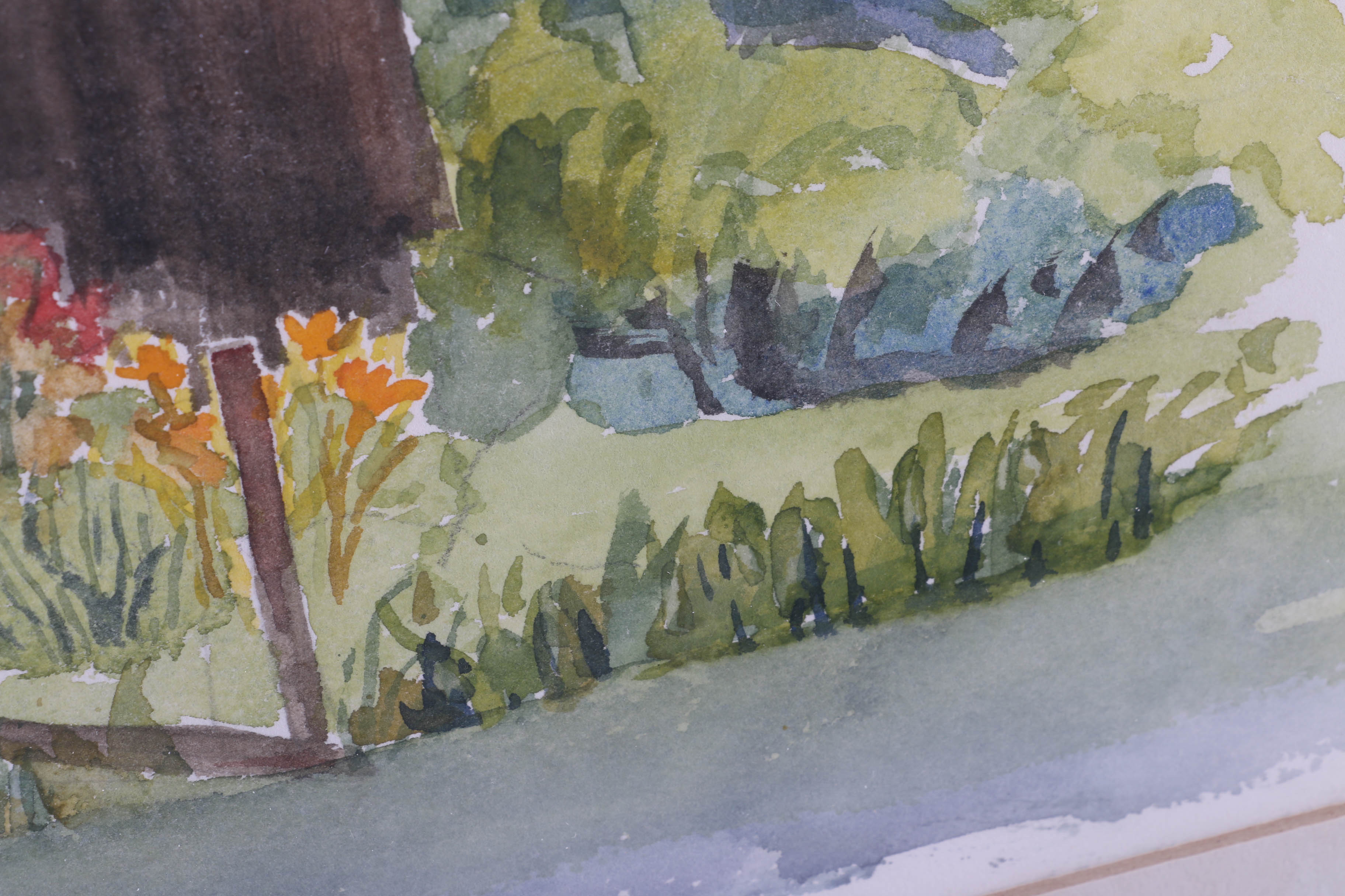 L.G. Ross Original Signed Watercolor