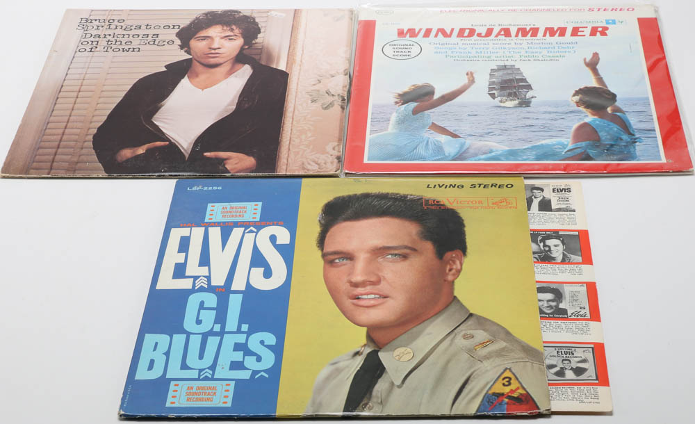 Assortment of Vintage 12" and 45 RPM Records