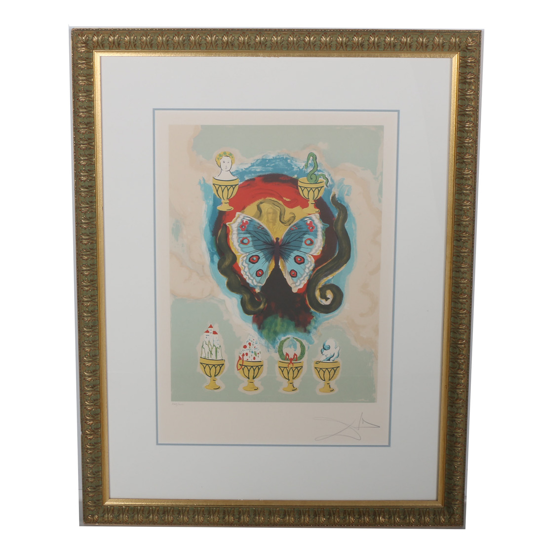 Salvador Dali Lithograph "Wealth, Health, Fame and Love"