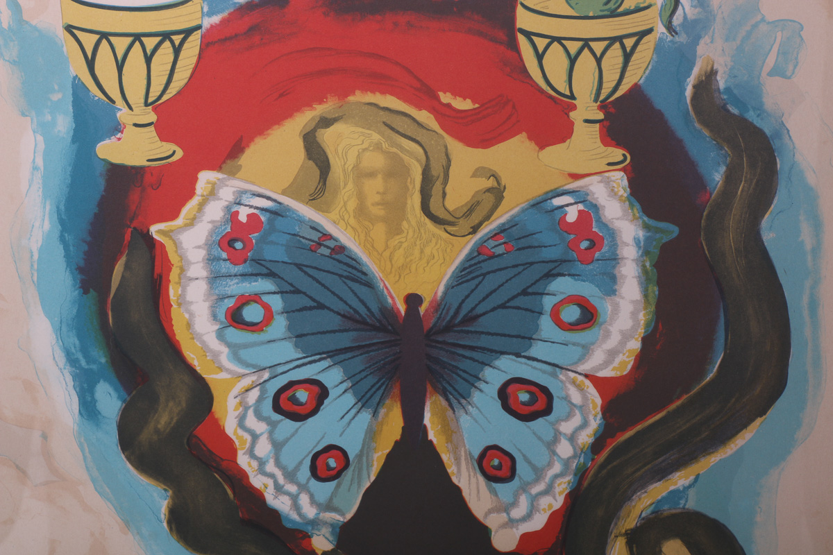 Salvador Dali Lithograph "Wealth, Health, Fame and Love"