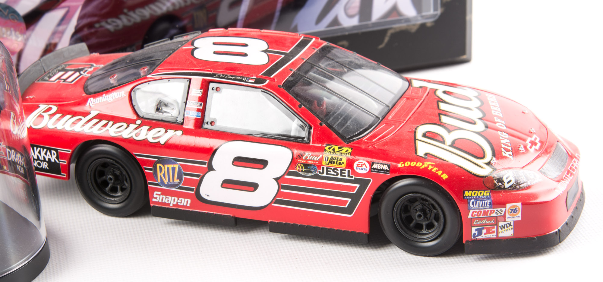 Dale Earnhardt Jr. #8 Plaque and Cars