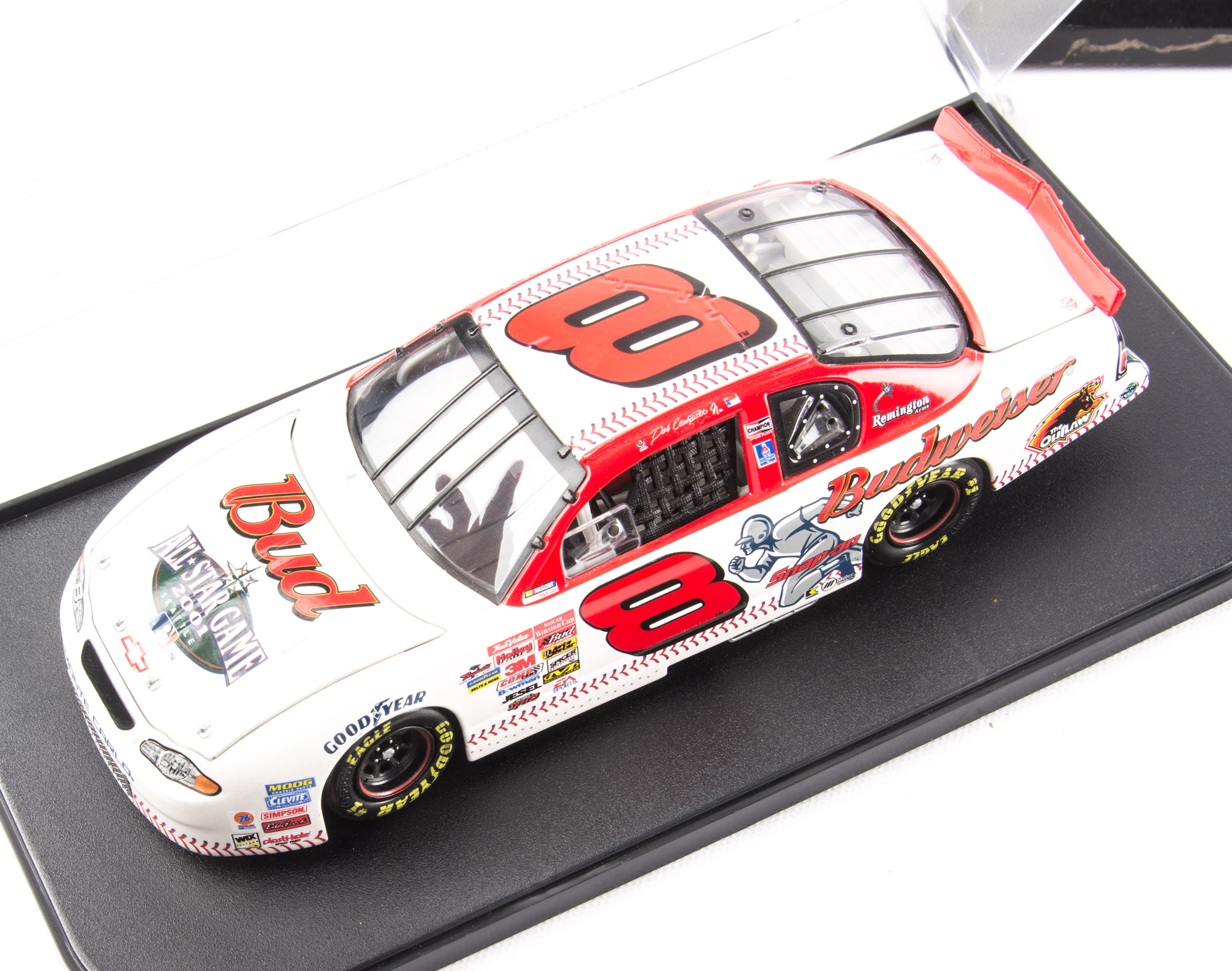 Dale Earnhardt Jr. #8 Plaque and Cars