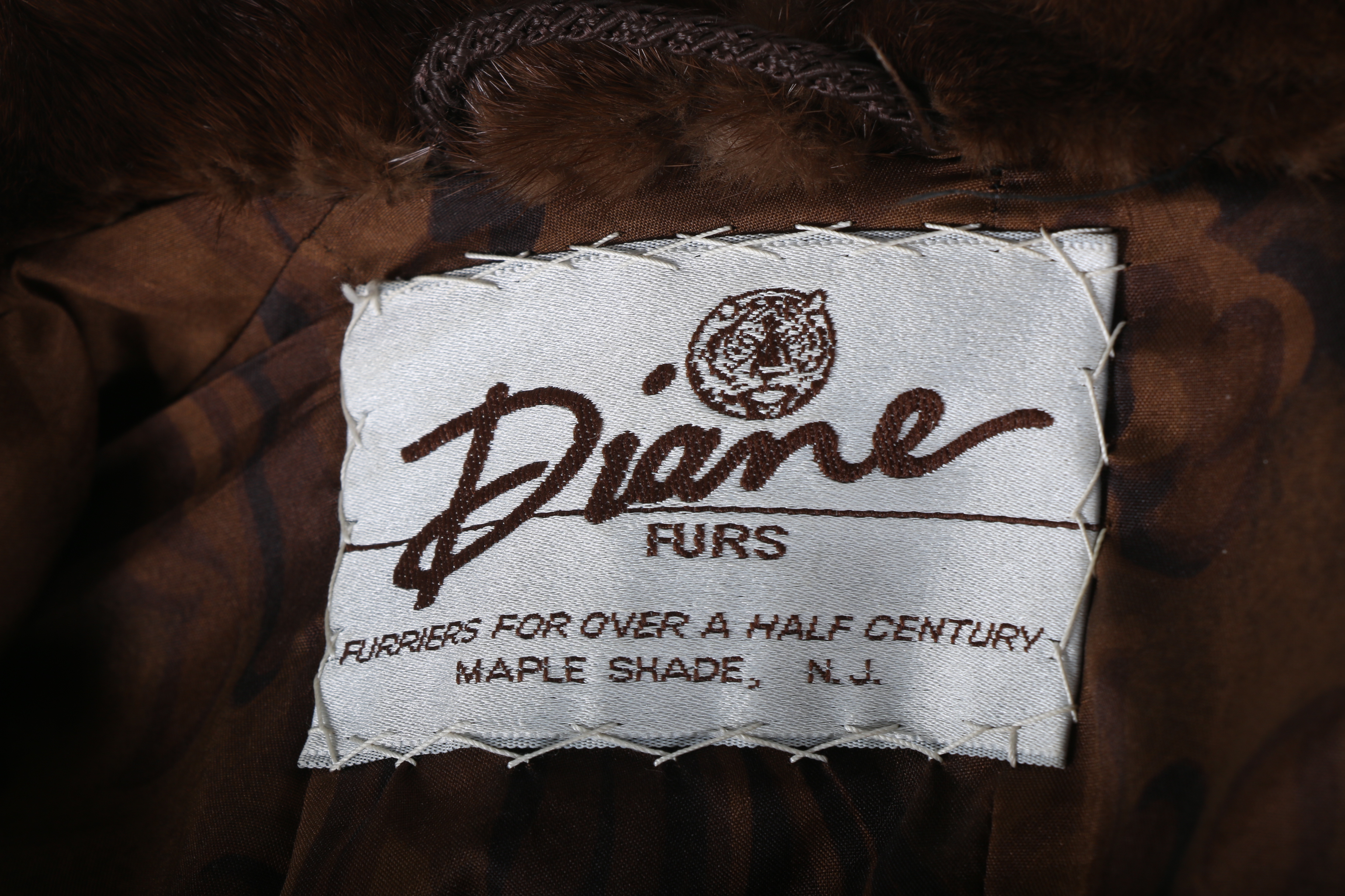 Diane Furs Genuine Mink Coat