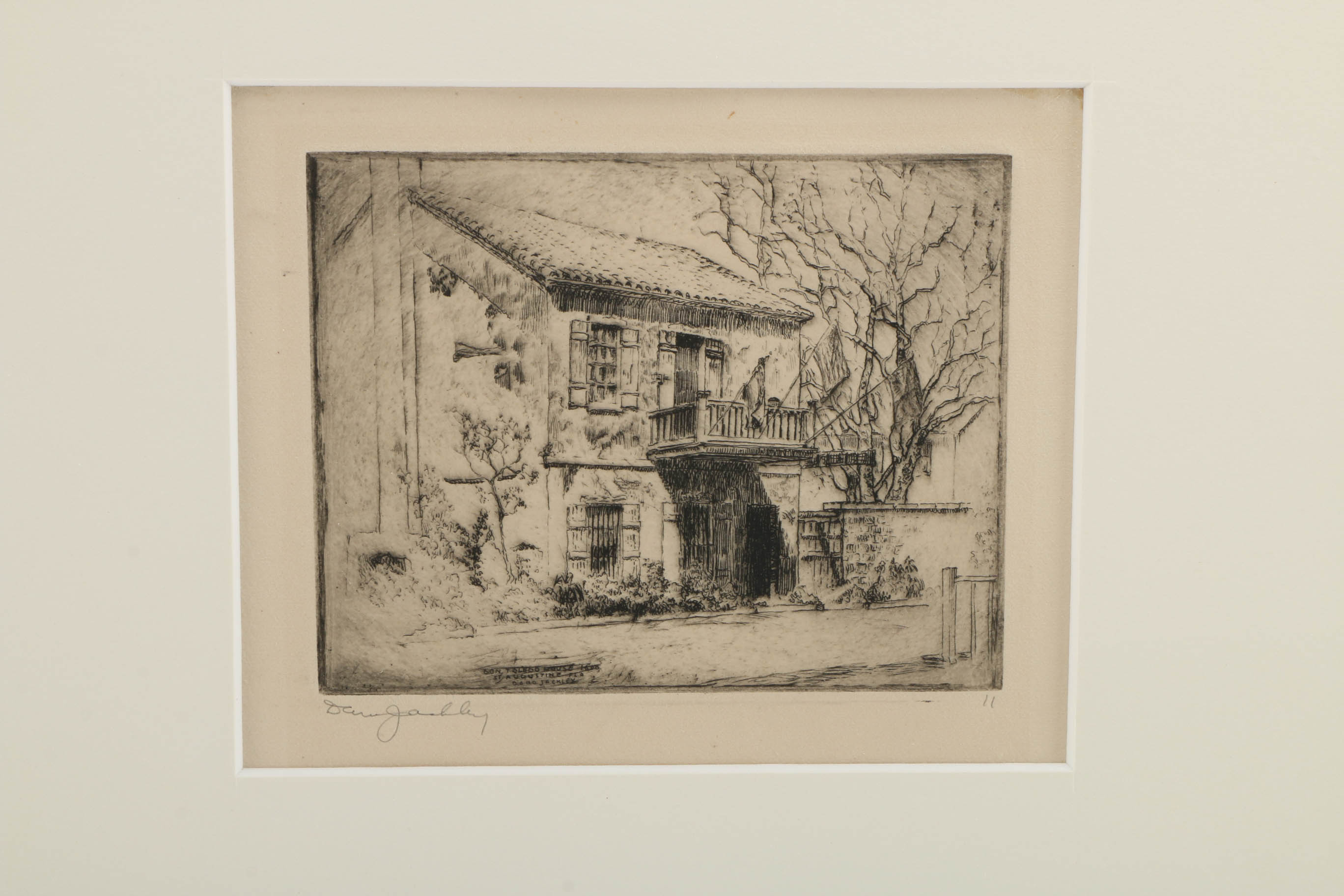 Pair of Dano Jackley Etchings