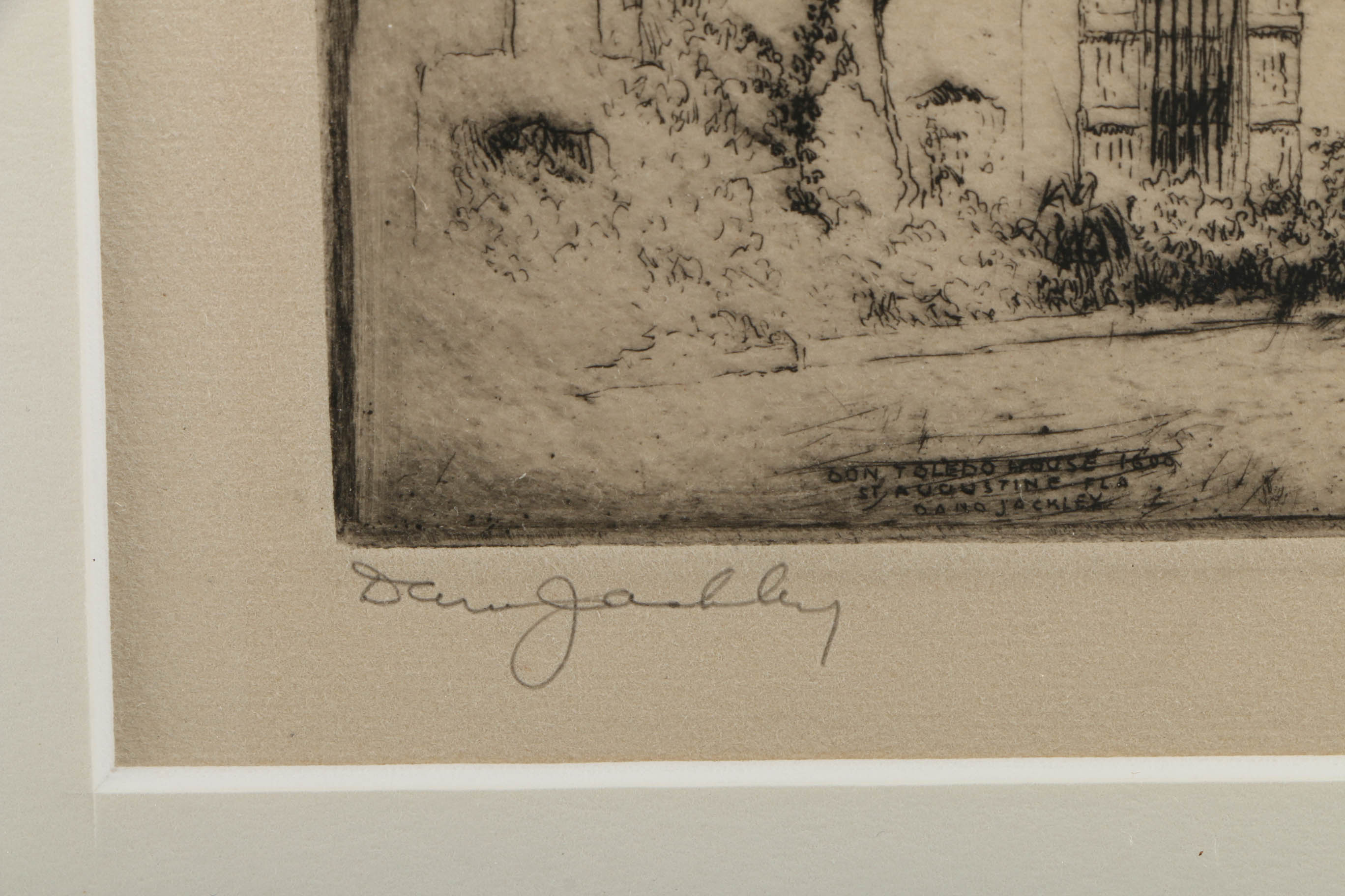 Pair of Dano Jackley Etchings