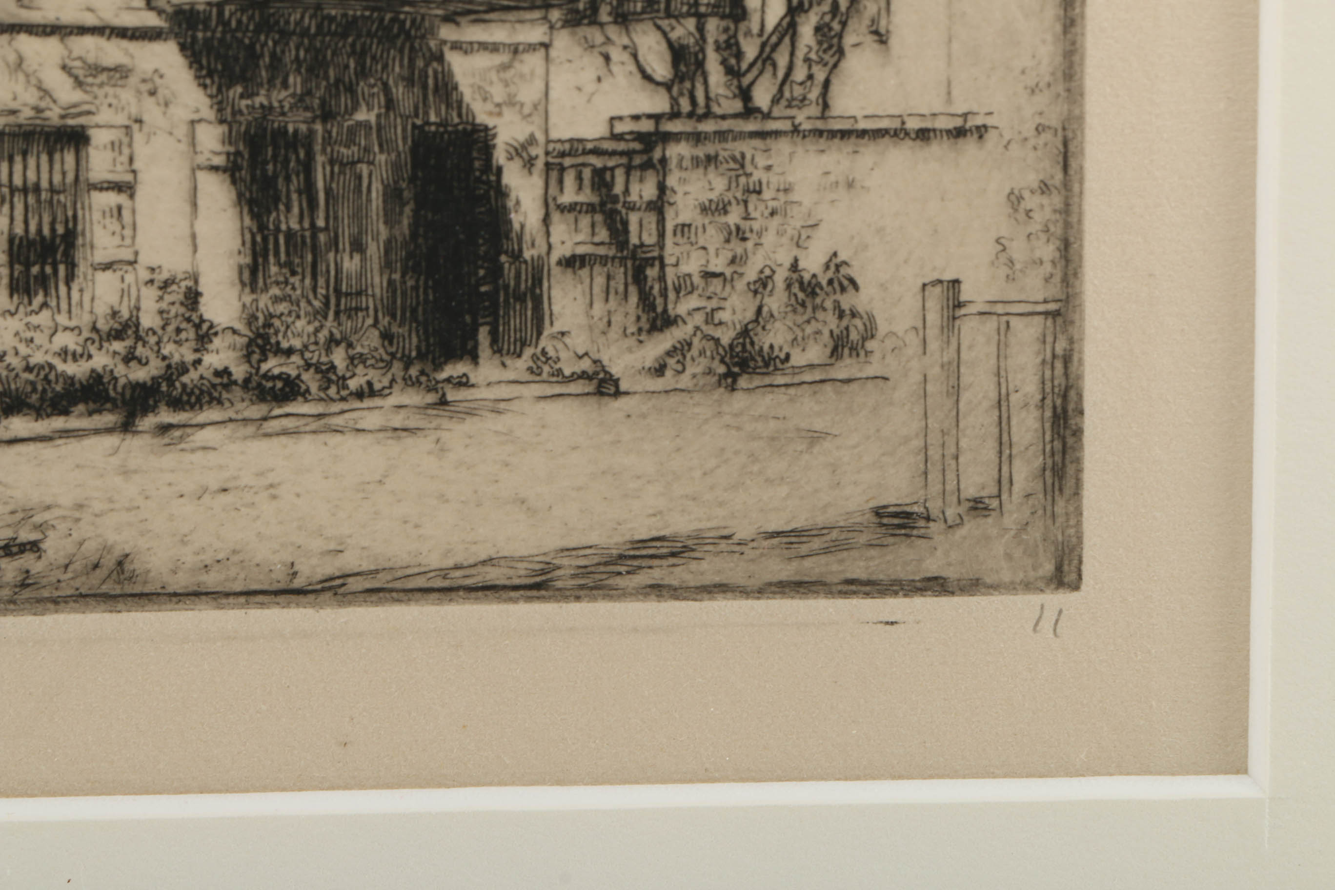 Pair of Dano Jackley Etchings