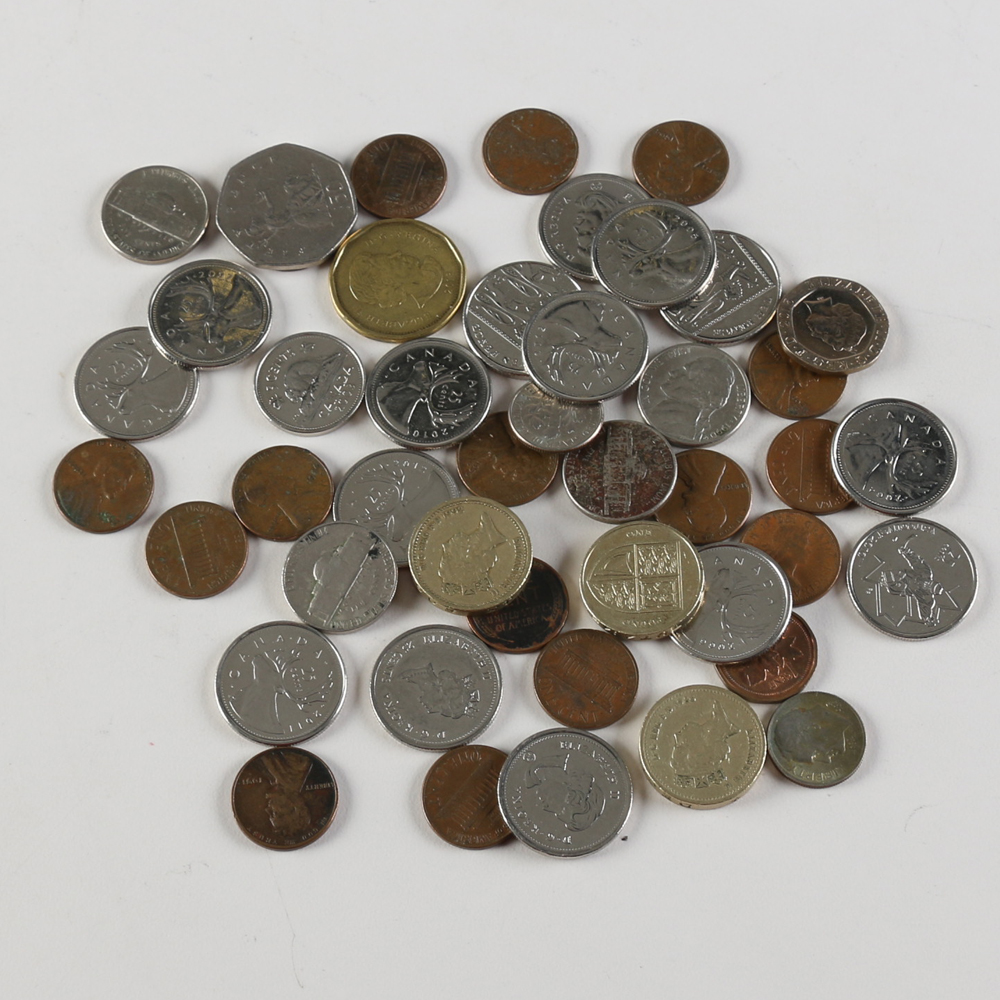Modern British, Canadian and American Coins