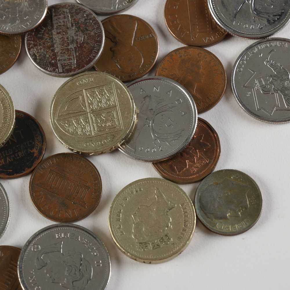 Modern British, Canadian and American Coins