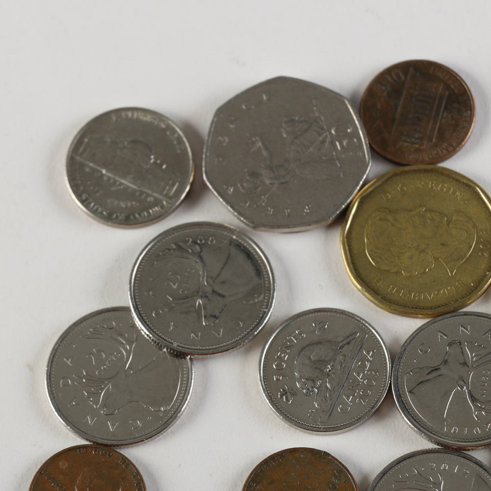 Modern British, Canadian and American Coins
