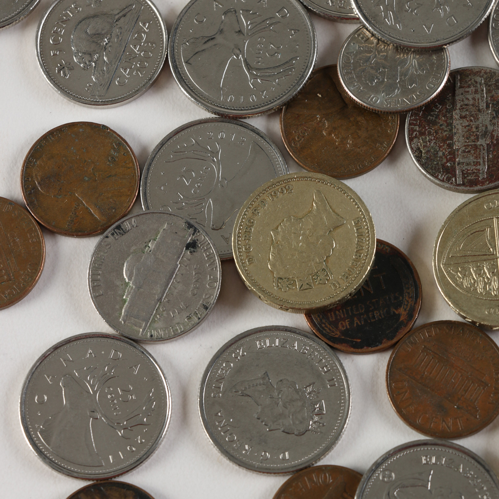 Modern British, Canadian and American Coins