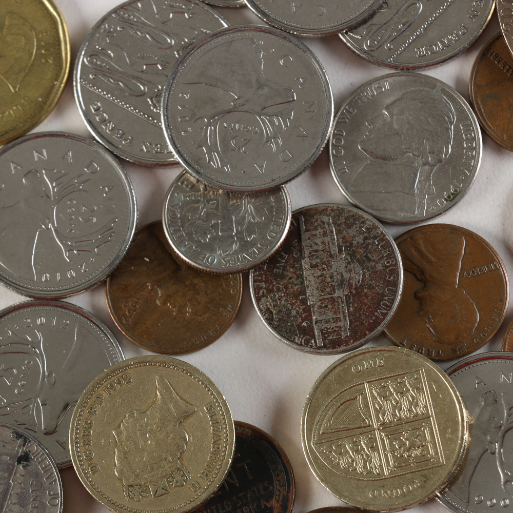 Modern British, Canadian and American Coins