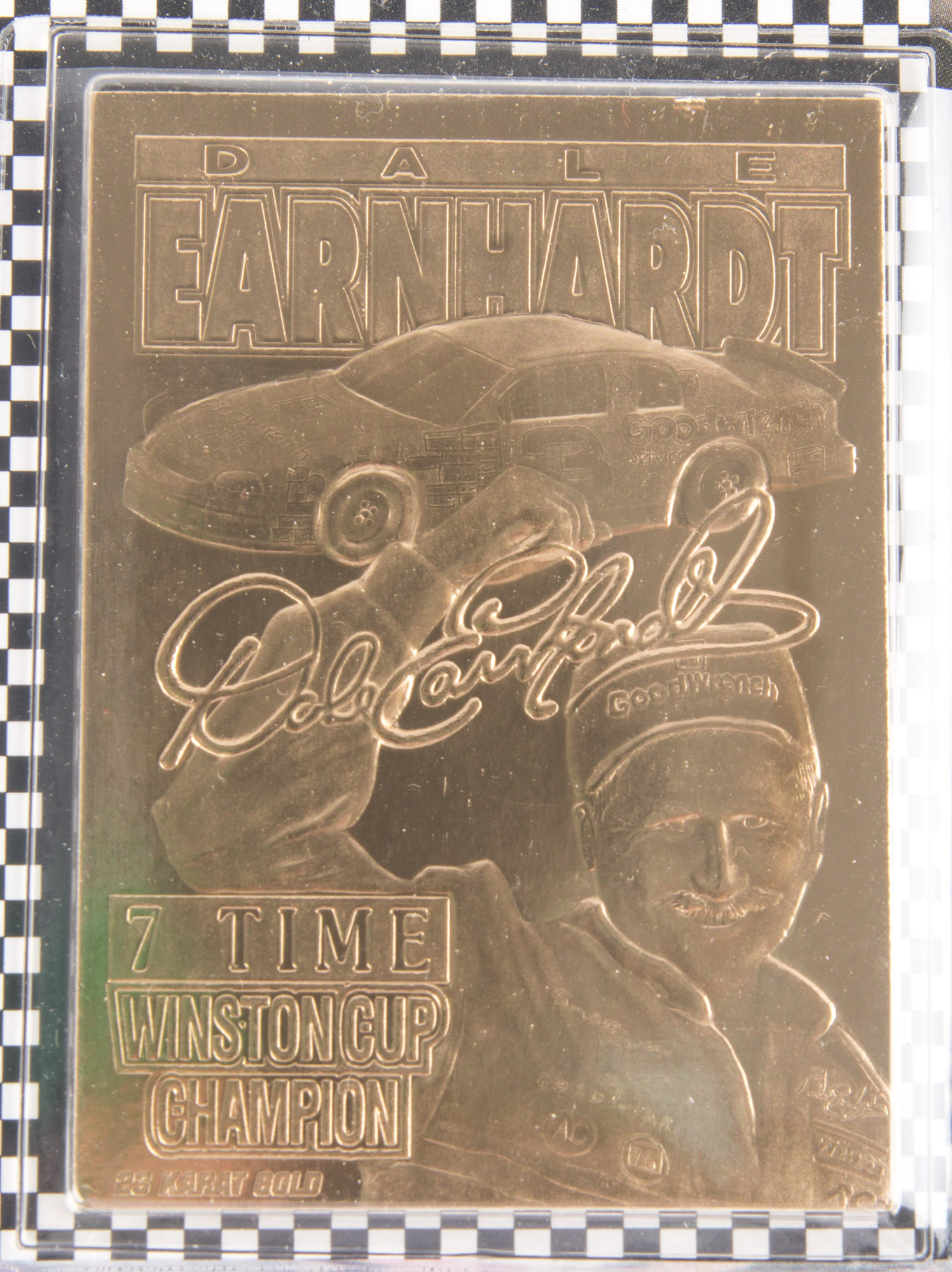 Danbury Mint 23K Plated Dale Earnhardt Sr. Cards