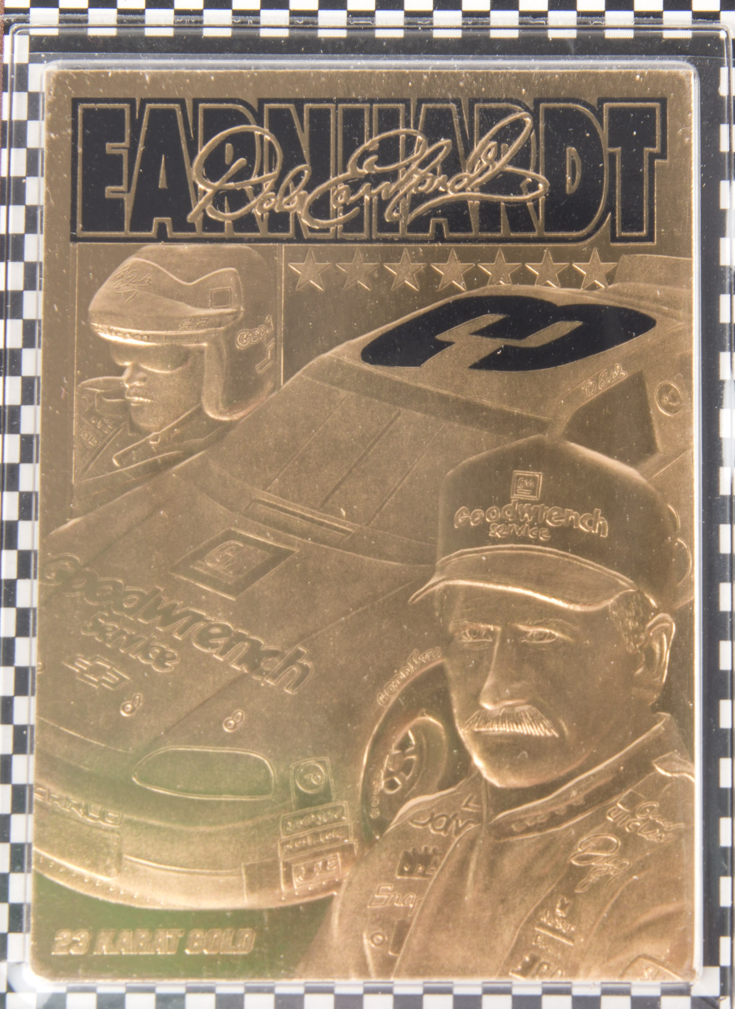 Danbury Mint 23K Plated Dale Earnhardt Sr. Cards