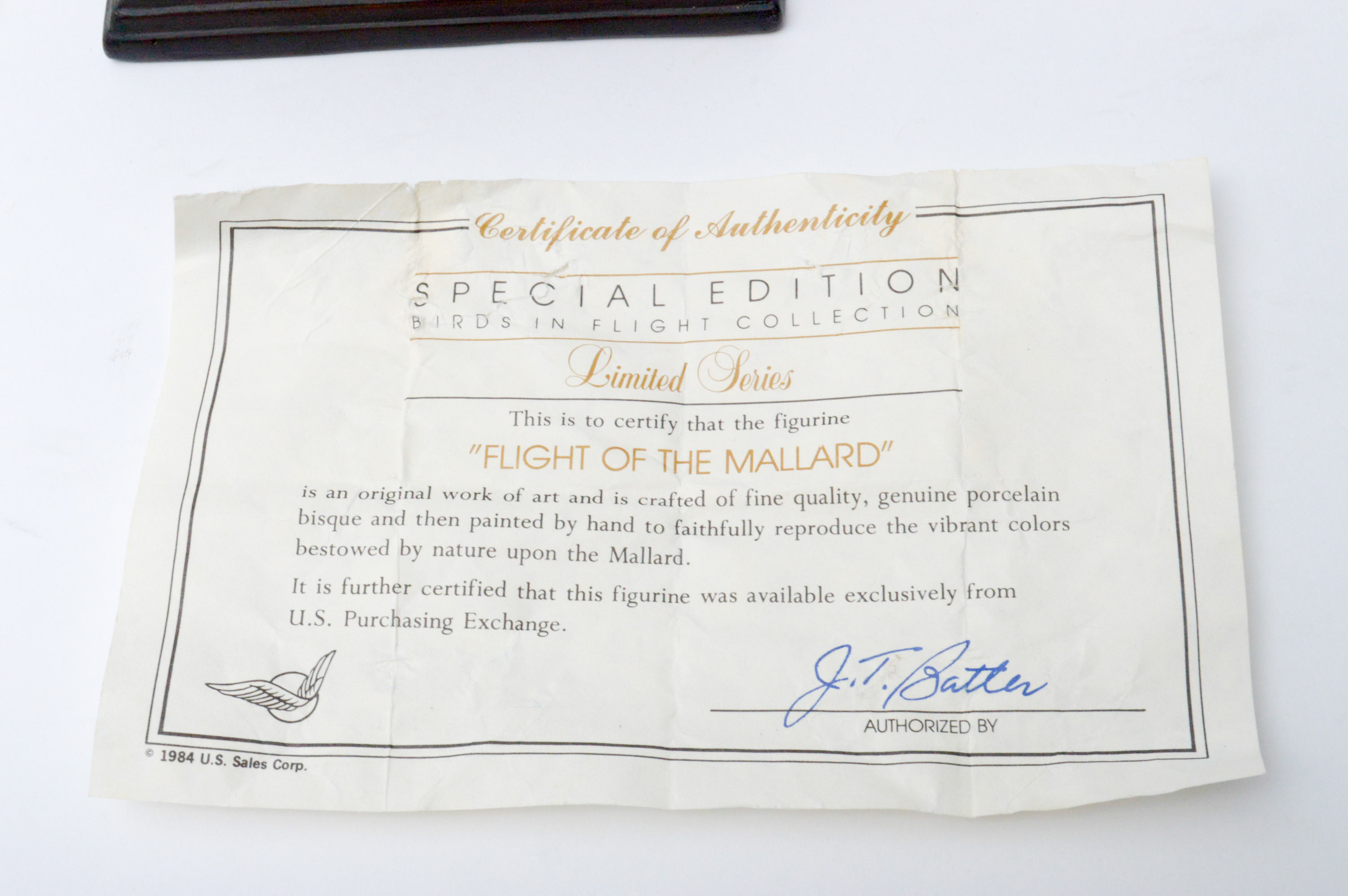 Birds in Flight Special Edition "Flight of the Mallard" Limited Edition Figurine